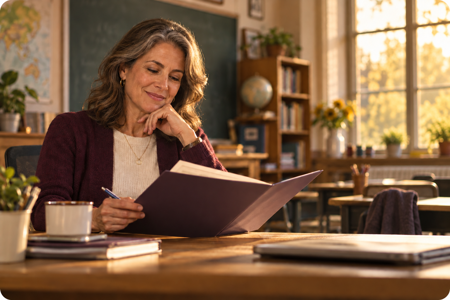 Experienced educator planning for retirement