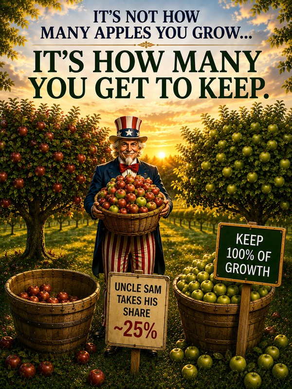 It’s Not How Many Apples You Grow. It’s How Many You Keep.