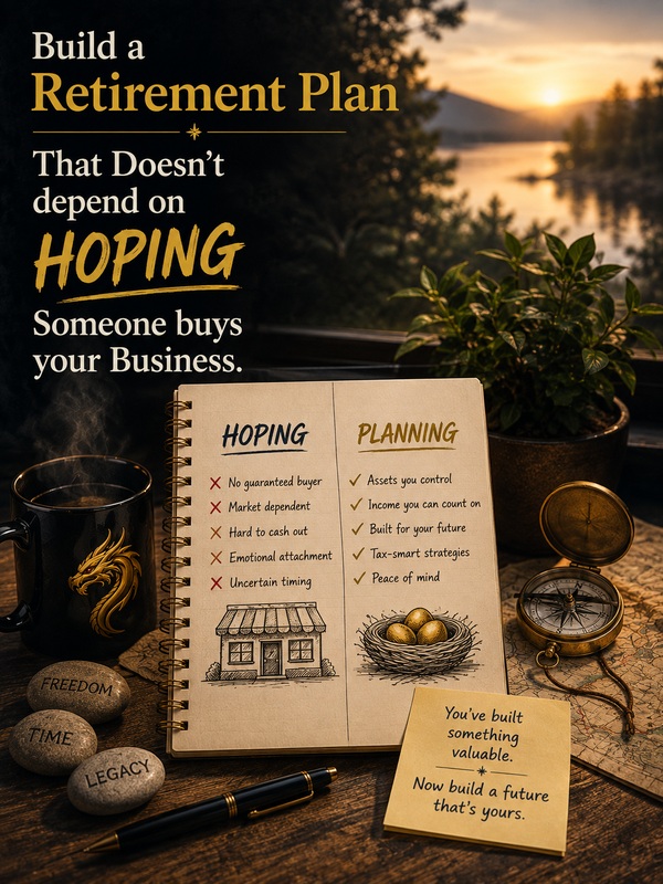 Build a Retirement Plan That Doesn't Depend on Hoping Someone Buys Your Business