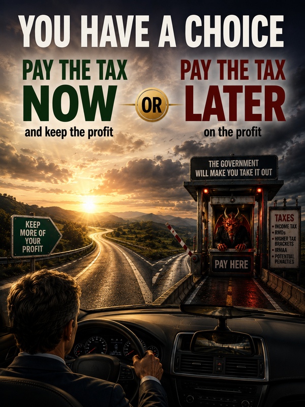 You Have a Choice: Pay the Tax Now or Later